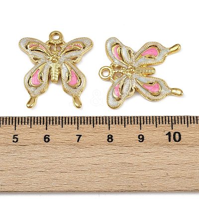 304 Stainless Steel Enamel Pendants STAS-L290-19A-G-1