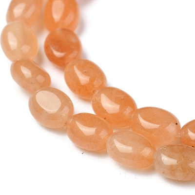 Natural Red Aventurine Bead Strands G-Z006-A11-1