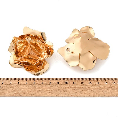 Iron Stud Earrrings for Women LS-EJEW-U063-02B-G-1