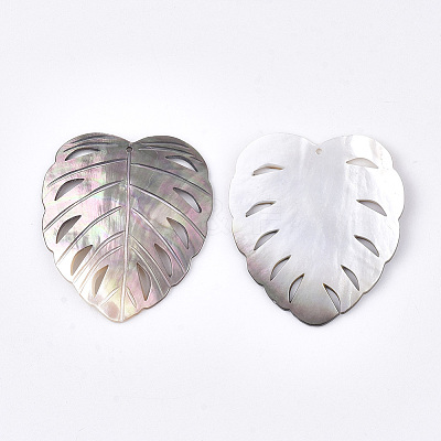 Black Lip Shell Pendants SHEL-S274-78-1