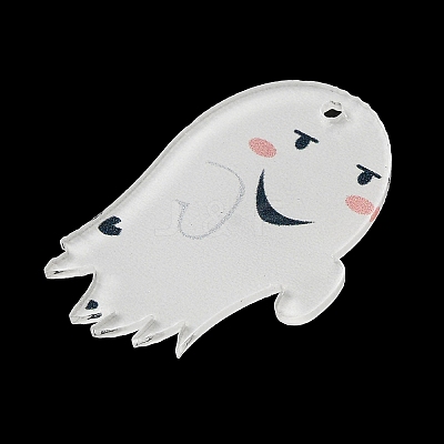 Halloween Printing Acrylic Pendants FIND-K017-05A-1