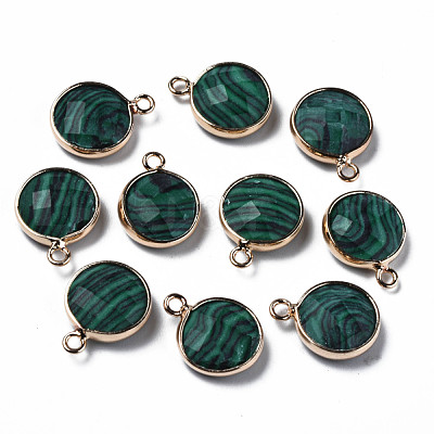 Synthetic Malachite Charms G-Q998-026D-1