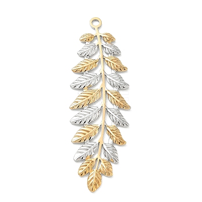 304 Stainless Steel Big Pendants STAS-F360-07GP-1
