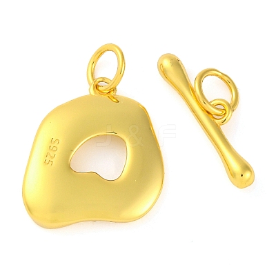 925 Sterling Silver Toggle Clasps STER-U005-08G-1