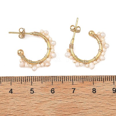 304 Stainless Steel Stud Earrings EJEW-JE07378-1