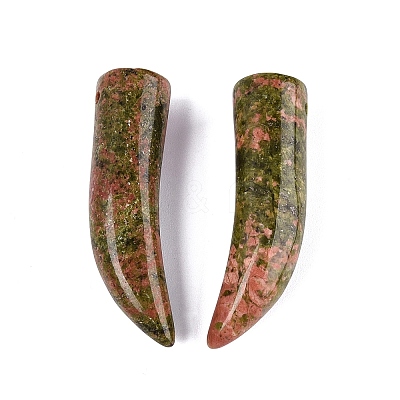 Natural Unakite Pendants G-Q602-10E-1