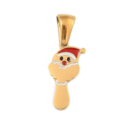 Christmas Theme 304 Stainless Steel Pendants STAS-R007-01Y-G-1