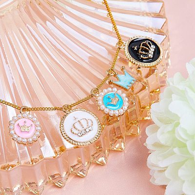Alloy Enamel Pendant Sets ENAM-SZ0001-34-1