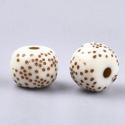 Opaque Acrylic Beads SACR-S752-01-1