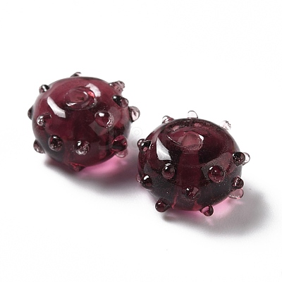 Handmade Bumpy Lampwork Beads LAMP-E023-06C-1