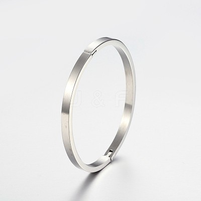 304 Stainless Steel Bangles BJEW-F303-04-1