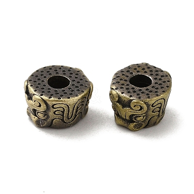 Tibetan Style Rack Plating Brass Beads KK-Q805-46AB-1