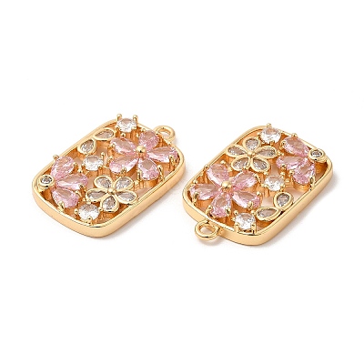 Real 18K Gold Plated Brass Pendant KK-B074-71G-01-1
