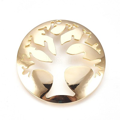 Brass Pendants KK-P153-13G-NF-1