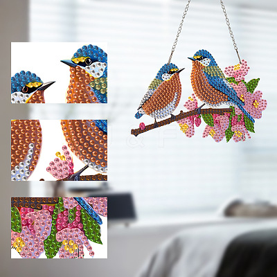 DIY Pair Bird Diamond Painting Kit PW-WG918D0-01-1
