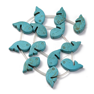 Synthetic Turquoise Beads Strands G-C147-13A-1