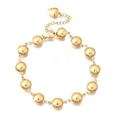 304 Stainless Steel Link Bracelets for Women BJEW-P354-02B-G-1