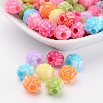 Acrylic Beads PAB2848Y-1