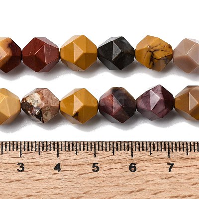 Natural Mookaite Beads Strands G-Z119-A07-03A-1