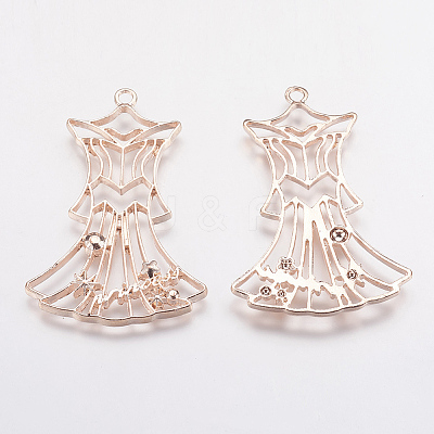 Alloy Big Pendants PALLOY-P166-12RG-1