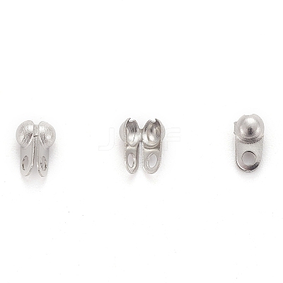 Tarnish Resistant 304 Stainless Steel Bead Tips LS-X-STAS-R063-20-1