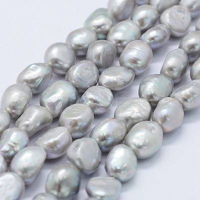Natural Cultured Freshwater Pearl Beads Strands PEAR-K004-06C-1