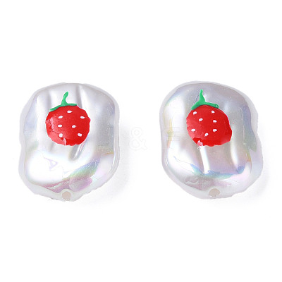 ABS Plastic Imitation Pearl Beads KY-N015-167-1