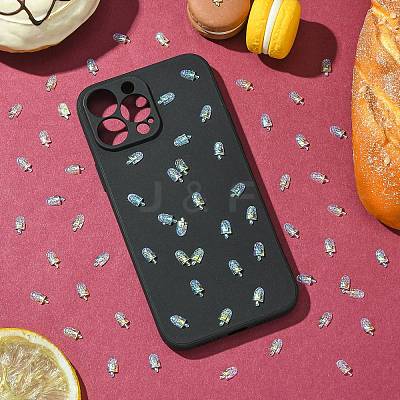 200Pcs Ice Cream Resin Cabochons MRMJ-CJ0001-20-1
