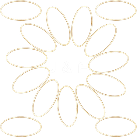 SUNNYCLUE Brass Linking Rings KK-SC0001-24G-1