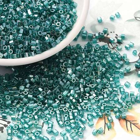 Transparent Colours Luster Glass Seed Beads SEED-S042-20B-07-1