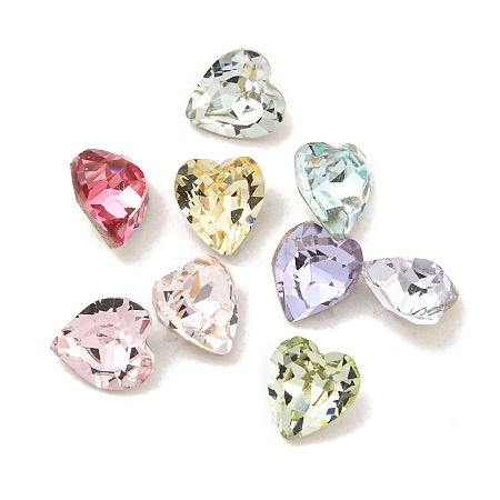 Glass Rhinestone Cabochons RGLA-L029-16B-1