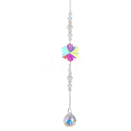 Crystal Glass Sun Catcher Pendant PW-WGDA15C-02-1