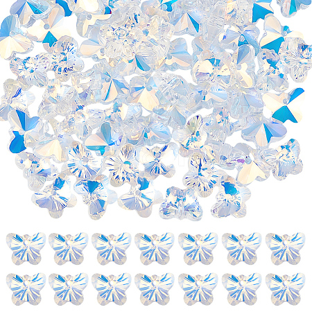 80Pcs Electroplate Glass Charms EGLA-BBC0001-05A-1