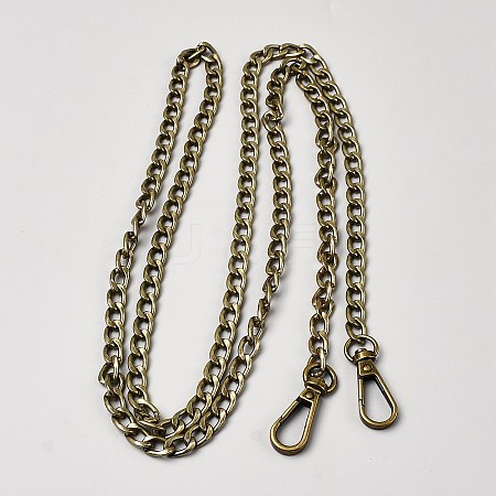 Iron Curb Chain Purse Chains FIND-WH0367-221AB-1