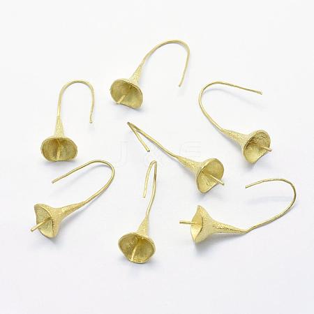Brass Earring Hooks KK-K186-76C-RS-1