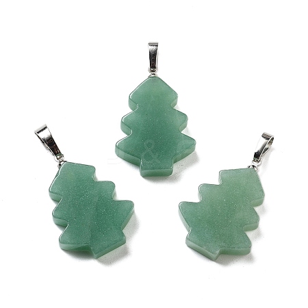 Natural Green Aventurine Pendants G-A203-01H-P-1