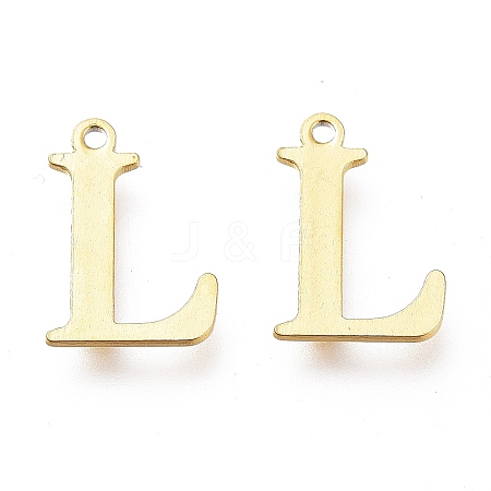 PVD Vacuum Plating  304 Stainless Steel Charms LS-STAS-H112-L-G-1