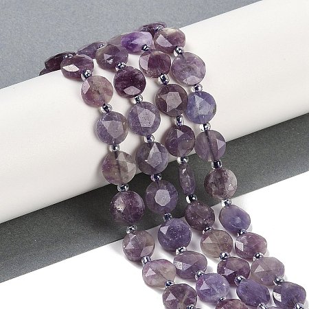 Natural Purple Tourmaline Beads Strands G-C116-A56-01-1