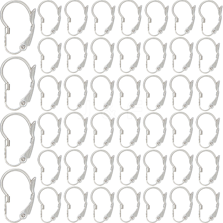 304 Stainless Steel Leverback Earring Findings STAS-SP0001-03B-1