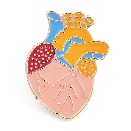 Body Organ Enamel Pins JEWB-D279-06G-01-1