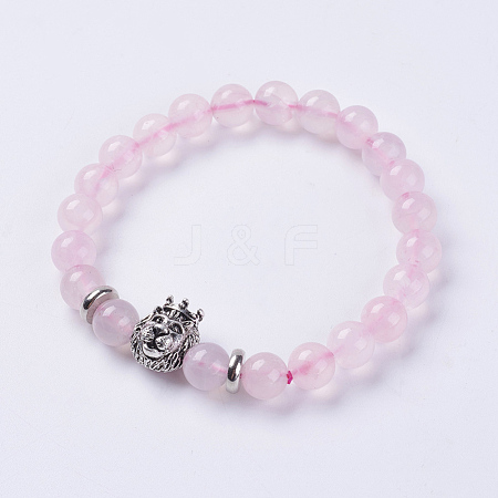 Wholesale Natural Rose Quartz Beads Stretch Bracelets ...