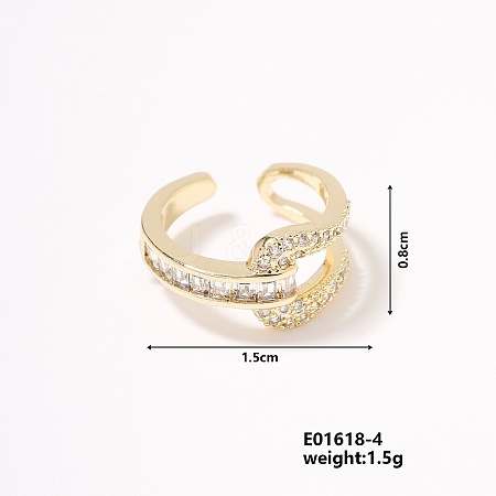 Fashionable European and American style zircon earrings for women MT8836-4-1
