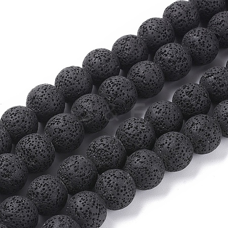 Natural Lava Rock Beads Strands G-L415-06-16mm-1