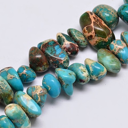 Natural Imperial Jasper Beads Strands G-I123-05E-1