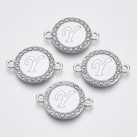 Alloy Enamel Links Connectors ENAM-TAC0003-01S-04Y-1