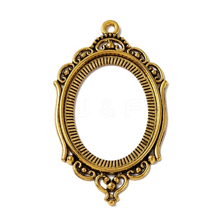 Zinc Alloy Pendant Cabochon Settings FIND-WH050-70AG-1