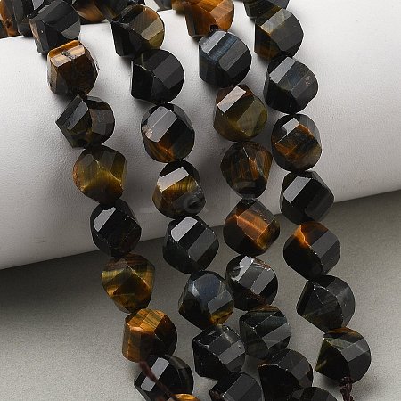 Natural Tiger Eye Beads Strands G-C267-B14-1