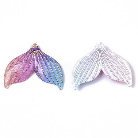 Transparent UV Printed Acrylic  Pendants X-TACR-S136-001I-1