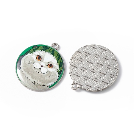 Printed Alloy Pendants LS-ENAM-P246-03P-06-1