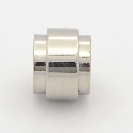 Smooth Surface 304 Stainless Steel Beads X-STAS-N009-14-1